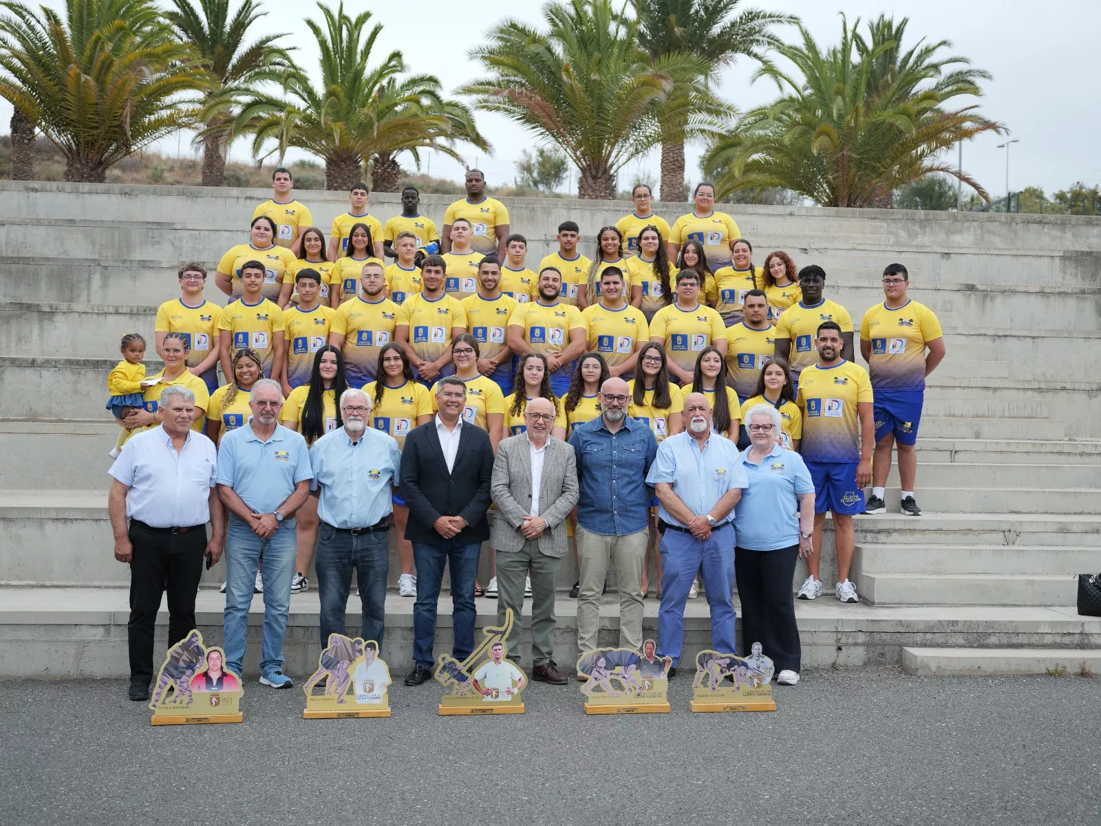 Selección de lucha canaria de Gran Canaria. / CABILDO DE GRAN CANARIA