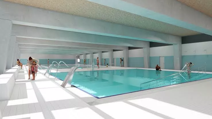Infografía de la piscina cubierta de Candelaria. / AYUNTAMIENTO DE CANDELARIA 