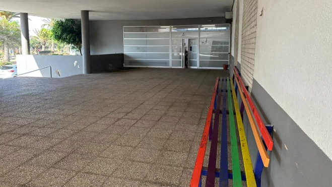 El interior de la estación de guaguas de Telde / ATLÁNTICO HOY - MARCOS MORENO El interior de la estación de guaguas de Telde / ATLÁNTICO HOY - MARCOS MORENO