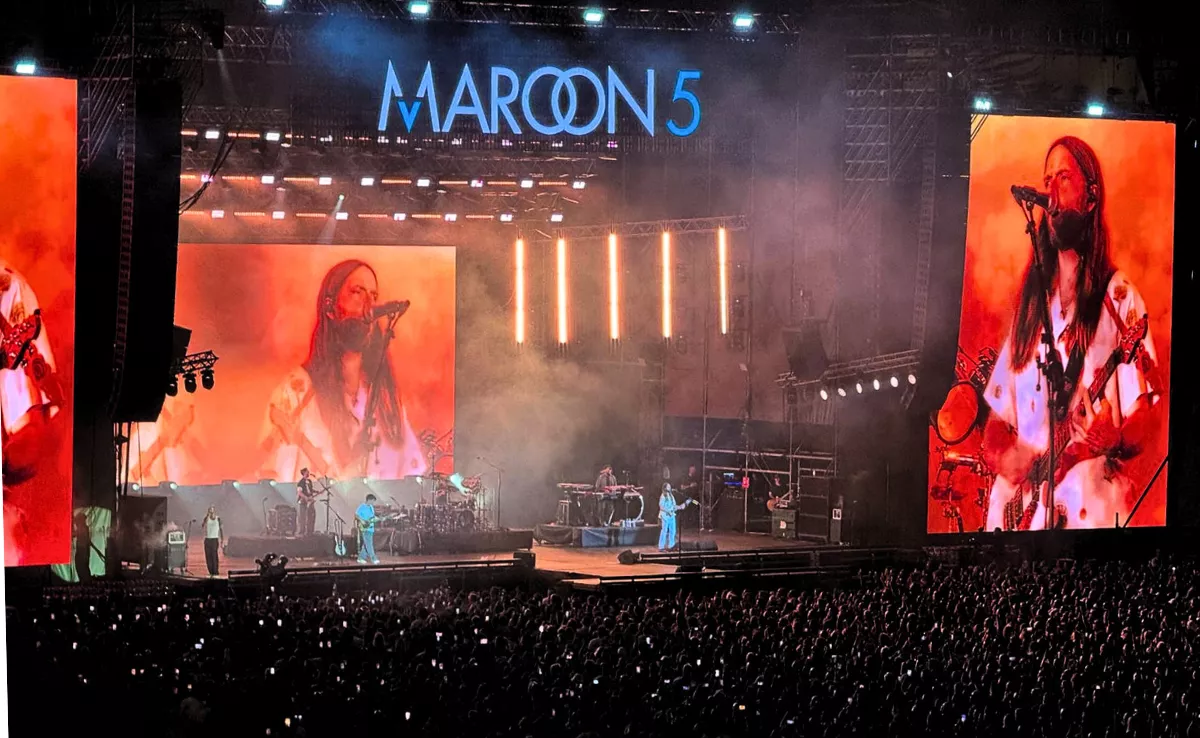 El concierto de Maroon 5 en el Granca Live Fest ha sido su primera vez en Canarias / G.A. 