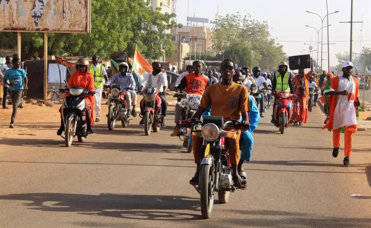 Imagen de una marcha en el Sahel / EFE