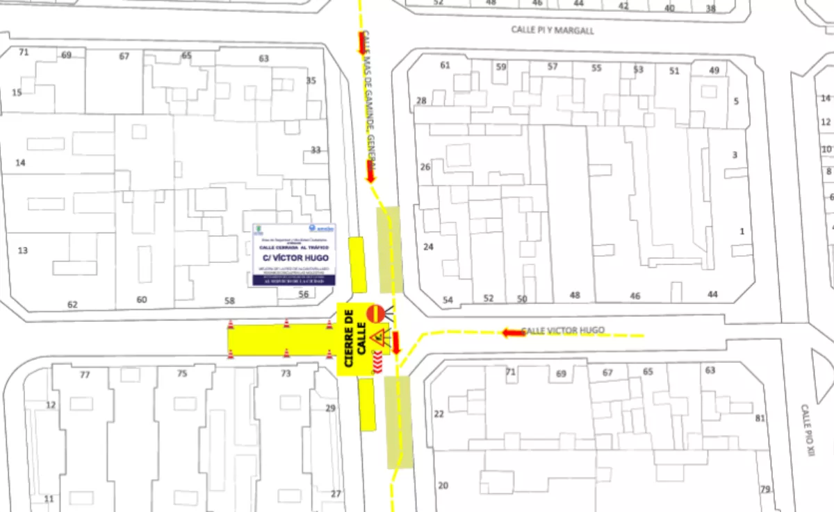 Emalsa actuará de urgencia en la calle Víctor Hugo de Las Palmas de Gran Canaria para reparar el colector./ CEDIDA