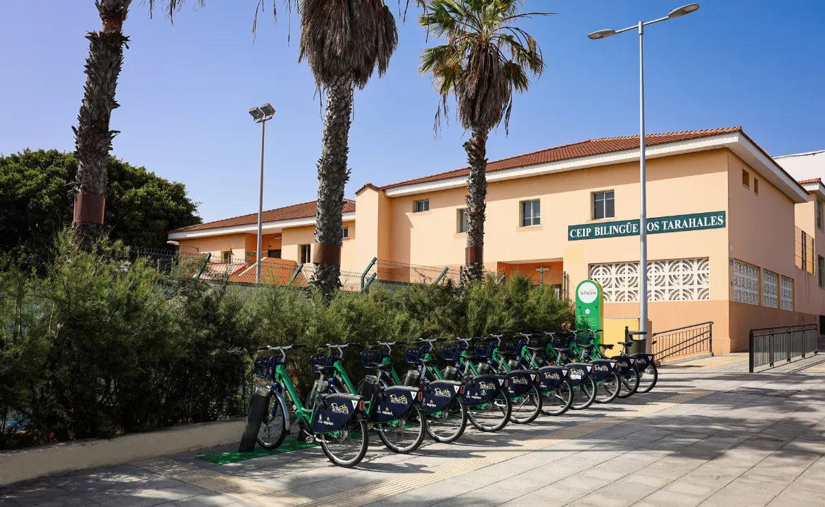 Los Tarahales suma una estación de Sítycleta para reforzar la conexión con los centros educativos