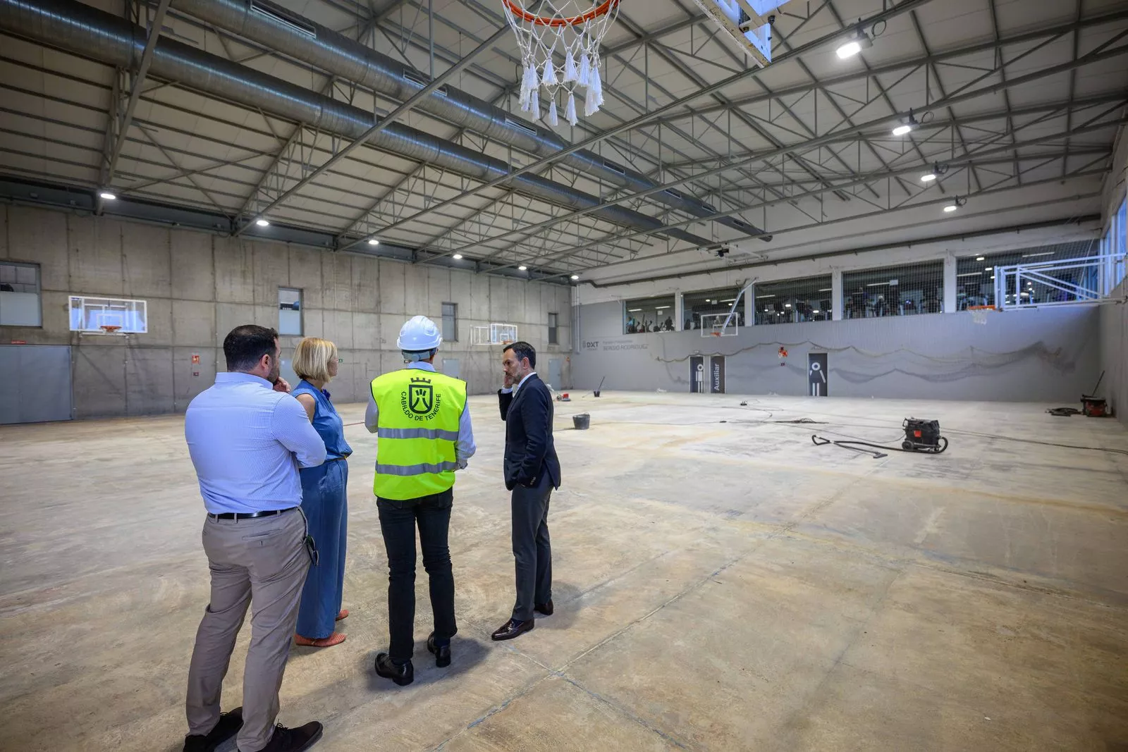 Visita al Pabellón Sergio Rodríguez. CABILDO DE TENERIFE