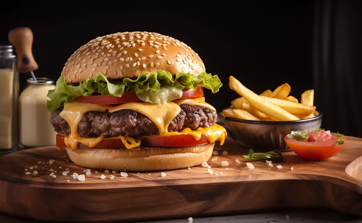 Imagen de una hamburguesa / CANVA