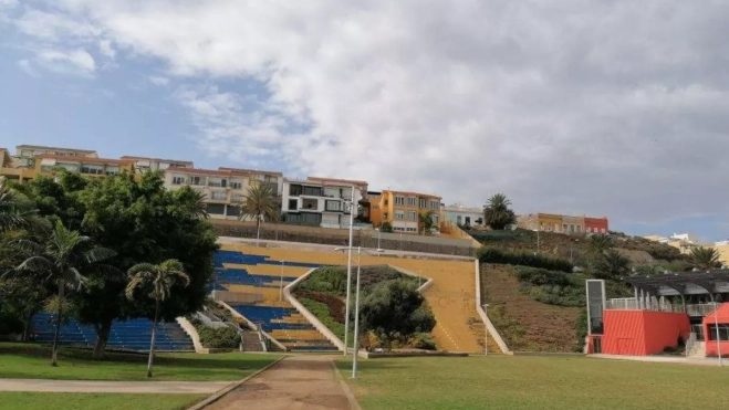 Imagen del parque del Estadio Insular / AH Imagen del parque del Estadio Insular / AH