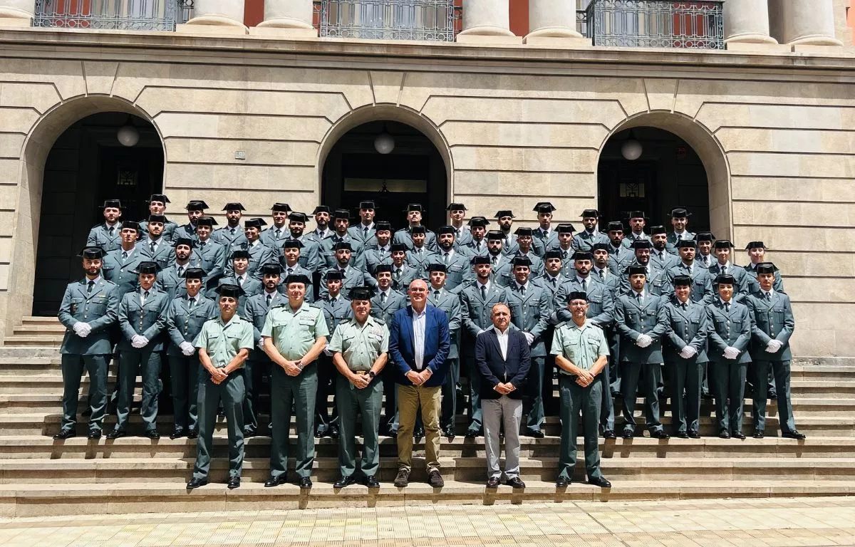 La Guardia Civil incorpora a 114 alumnos en prácticas a Canarias para reforzar el verano. AH