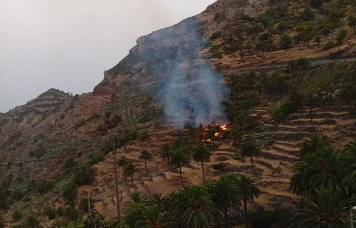 Extinguido un conato de incendio en Vegaipala, en La Gomera. AH