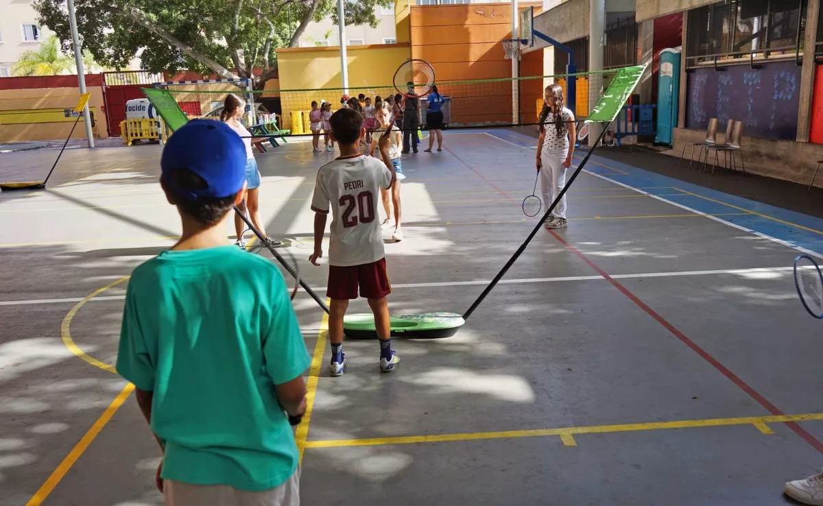 Niños en actividades veraniegas de Santa Cruz de Tenerife./ CEDIDA