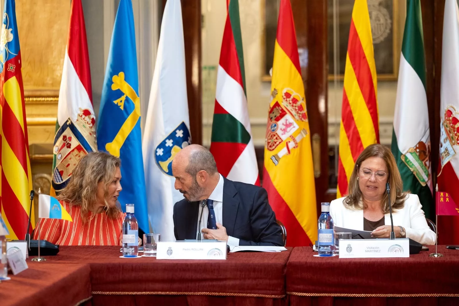 La presidenta del Parlamento de Canarias y de la CALRE, Astrid Pérez, participa en la reunión de la Coprepa, en Madrid. PARCAN