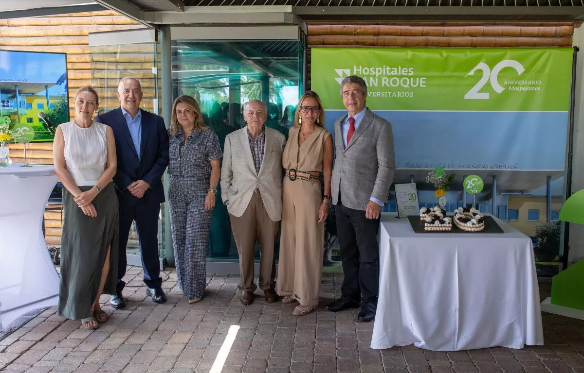 Evelyn Alonso, Sebastián Sansó, Herminia Rodríguez, Mario Rodríguez, Ana Suárez y Claudio Alonso. HOSPITALES SAN ROQUE