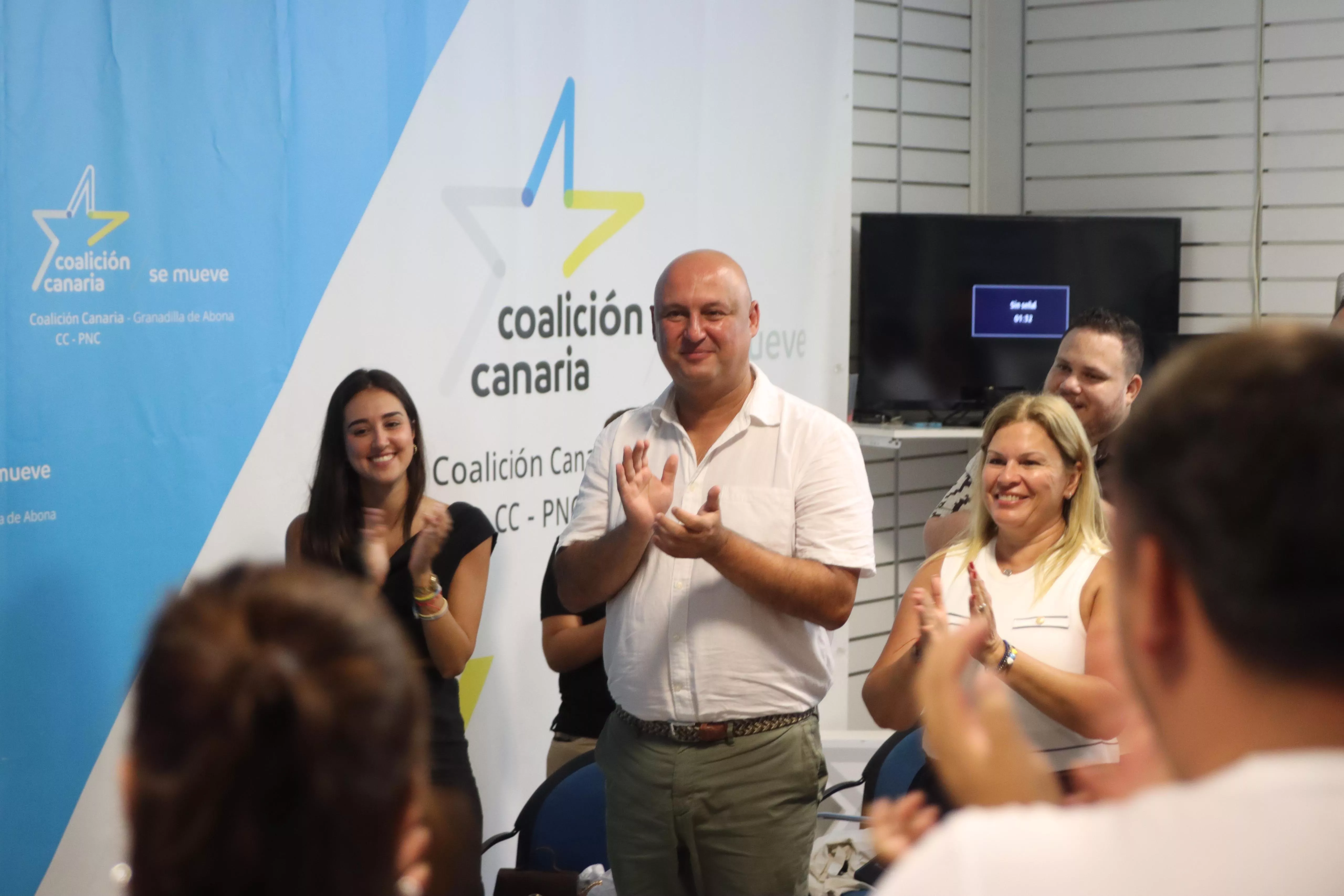 José Domingo Regalado tras ser presentado como candidato de CC al ayuntamiento de Granadilla para 2027./ CEDIDA