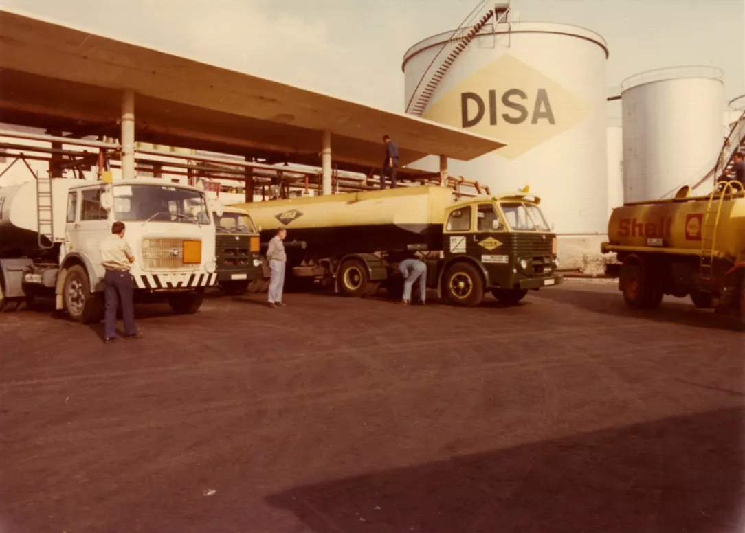Instalación de Almacenamiento  provincia de Las Palmas (Archivo histórico DISA)