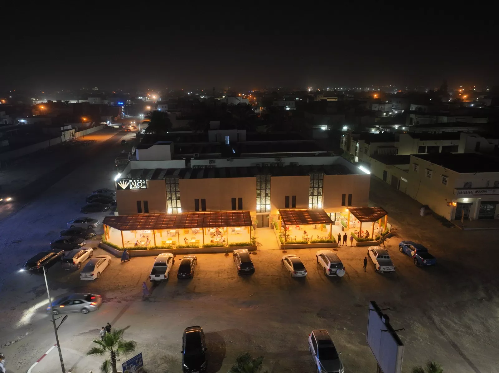 Vista exterior del Aloe Emira Nouakchott. CEDIDA