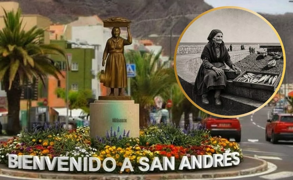 Imágenes de una pescadera creadas por IA por la AAVV El Pescador|MONTAJEAH
