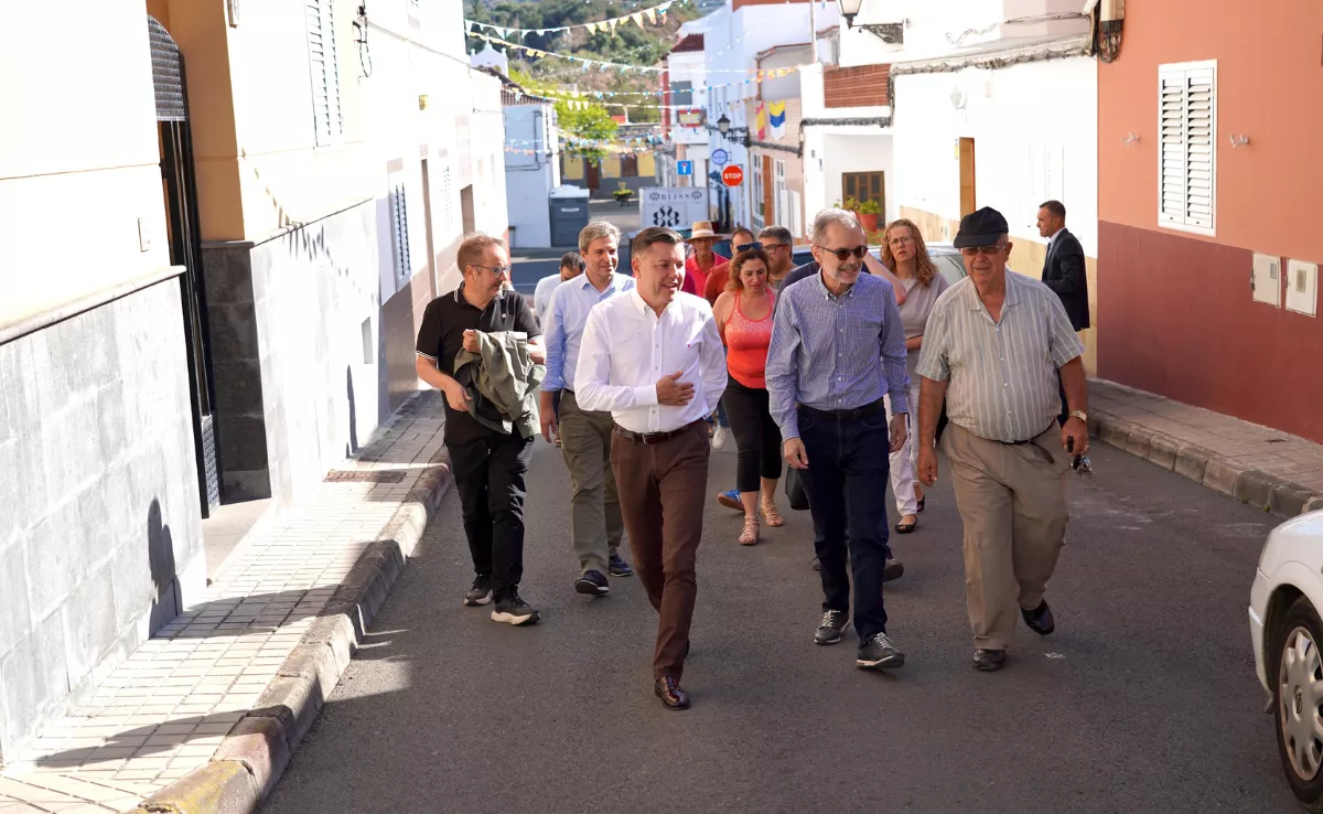 Marcial Morales visita el barrio de La Milagrosa / PRIMERO CANARIAS
