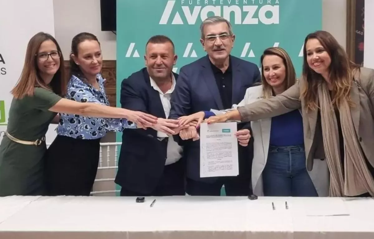 Alianza para las elecciones de 2023 entre Fuerteventura Avanza y Nueva Canarias. AH