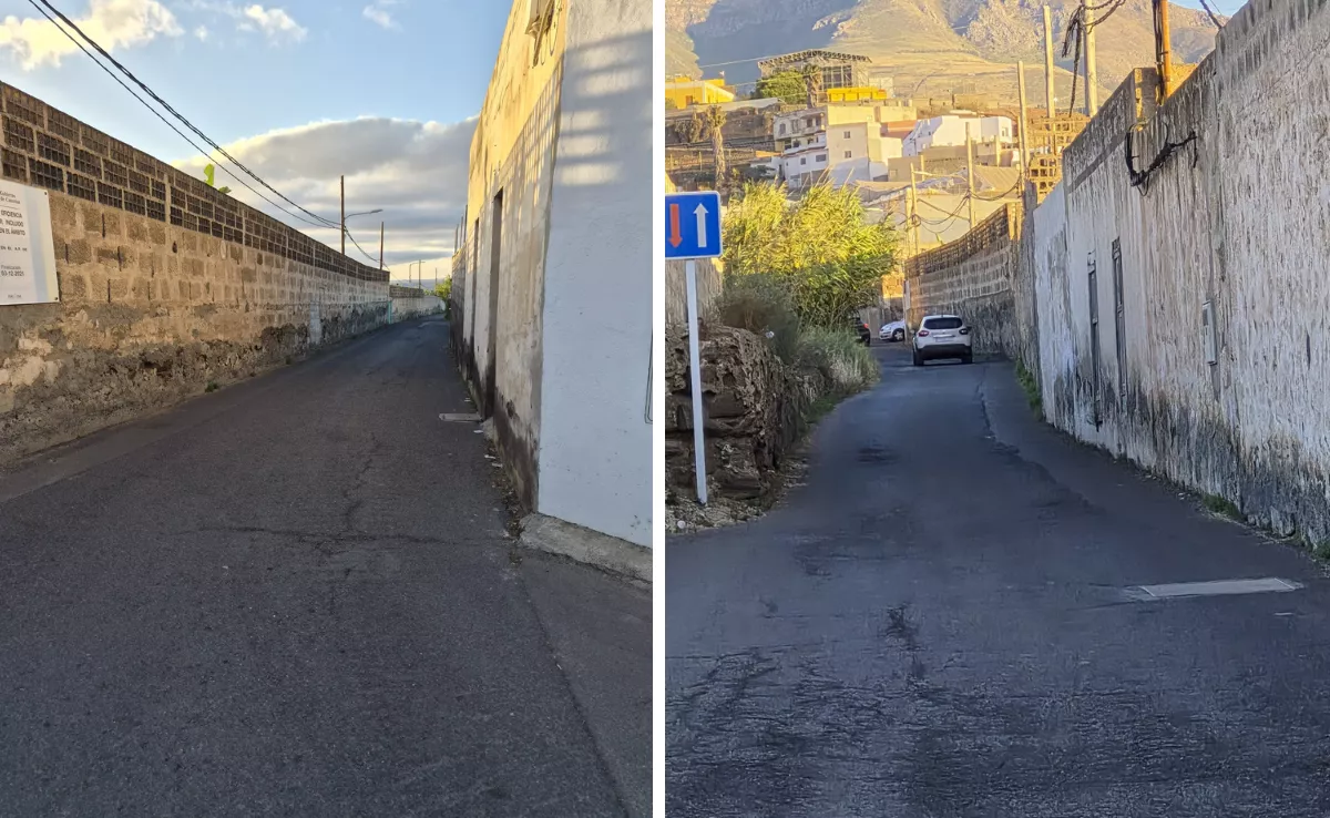 Imagen de la zona que pide mejorar el PSOE de Gáldar / PSOE DE GÁLDAR