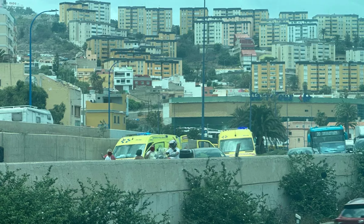 Imagen de la colisión en la GC-1. / CEDIDA
