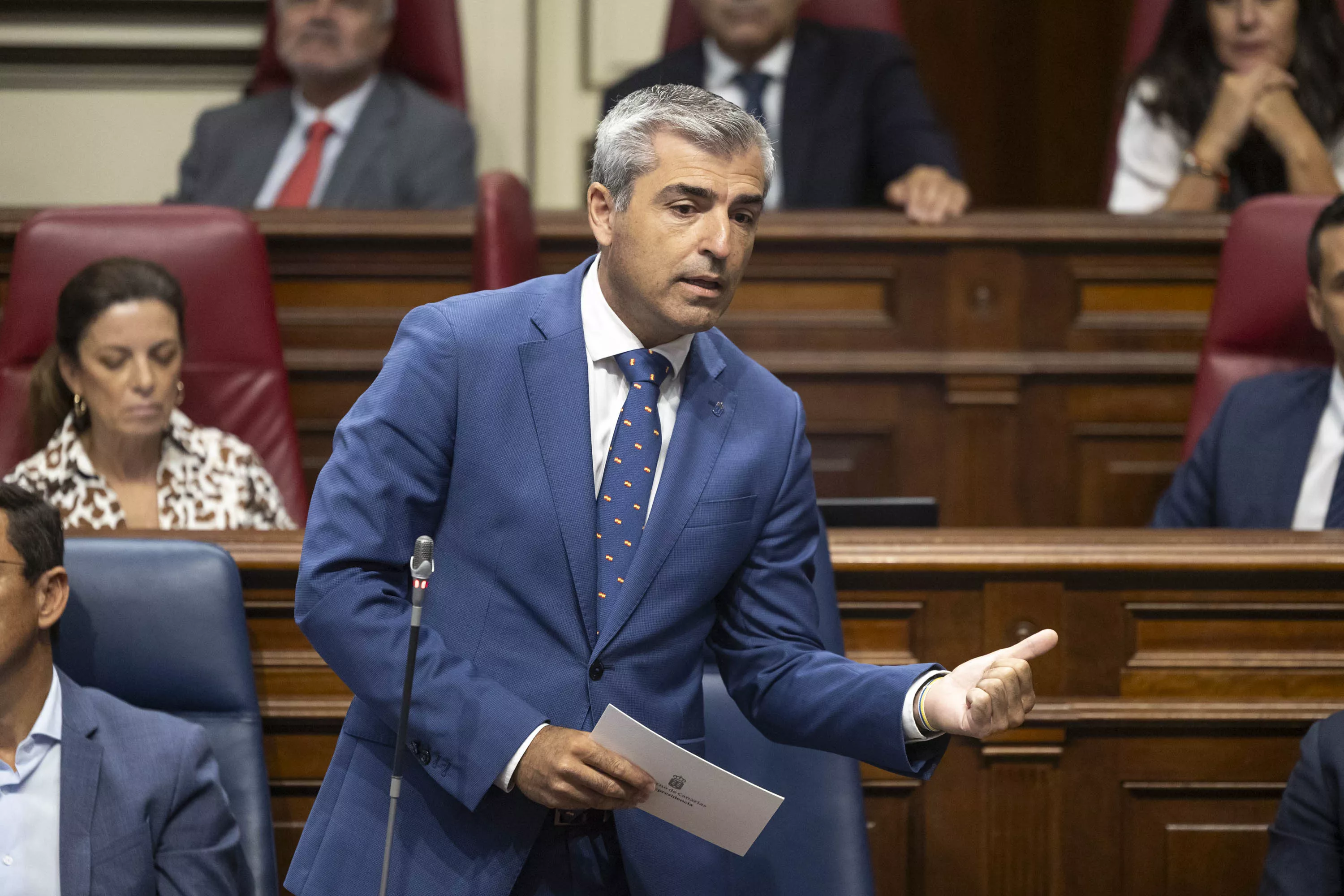 El vicepresidente del Gobierno de Canarias, Manuel Domínguez. / MIGUEL BARRETO-EFE
