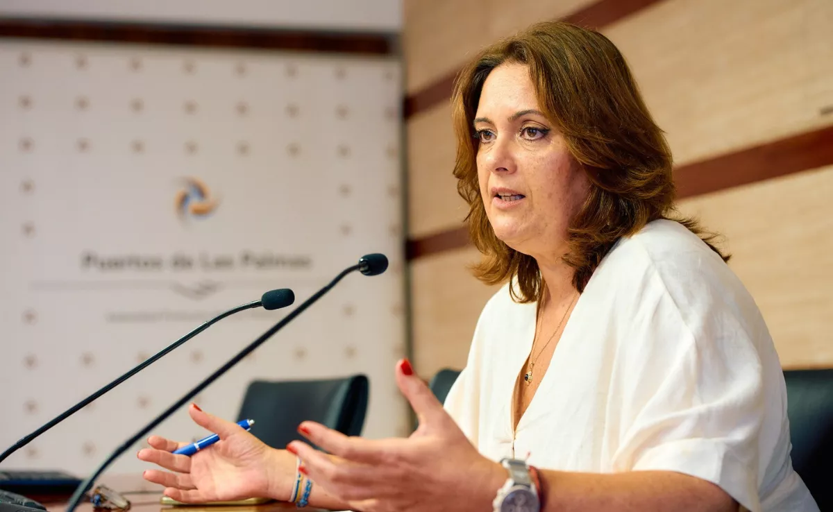 La presidenta de la Autoridad Portuaria de Las Palmas (APLP), Beatriz Calzada. / APLP