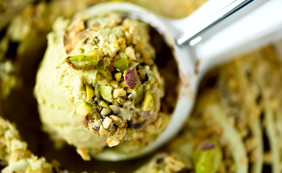 Imagen de un helado de pistacho / CANVA