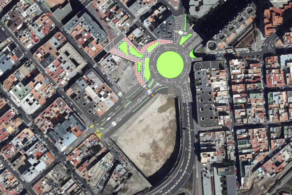 Proyecto en Plaza América. / AYUNTAMIENTO DE LAS PALMAS DE GRAN CANARIA 