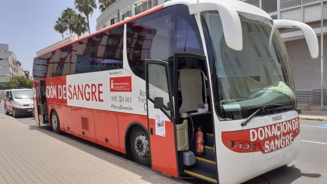 Unidad móvil de donación de sangre Unidad móvil de donación de sangre