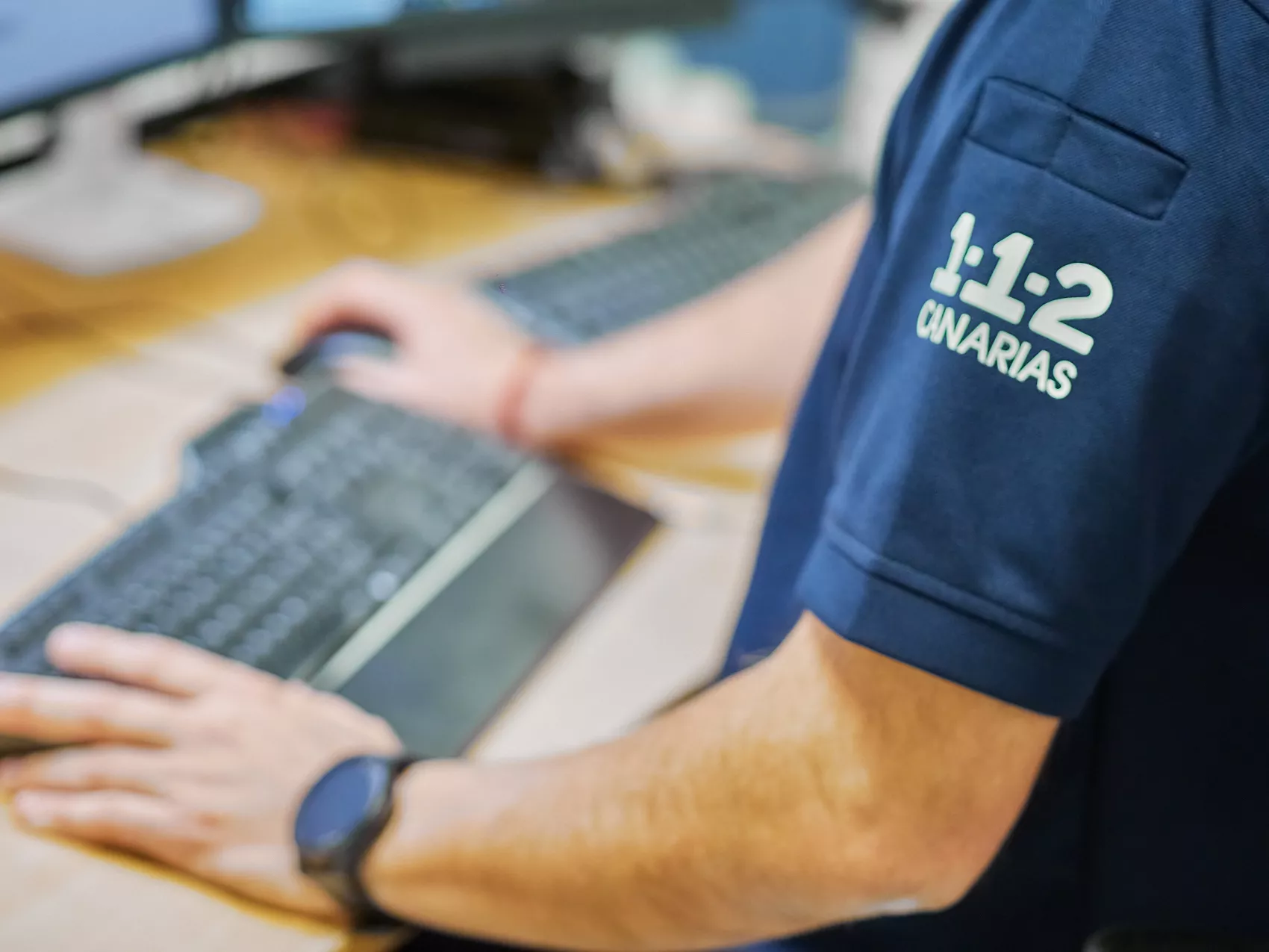 Operador del Centro Coordinador de Emergencias y Seguridad 112. / 112