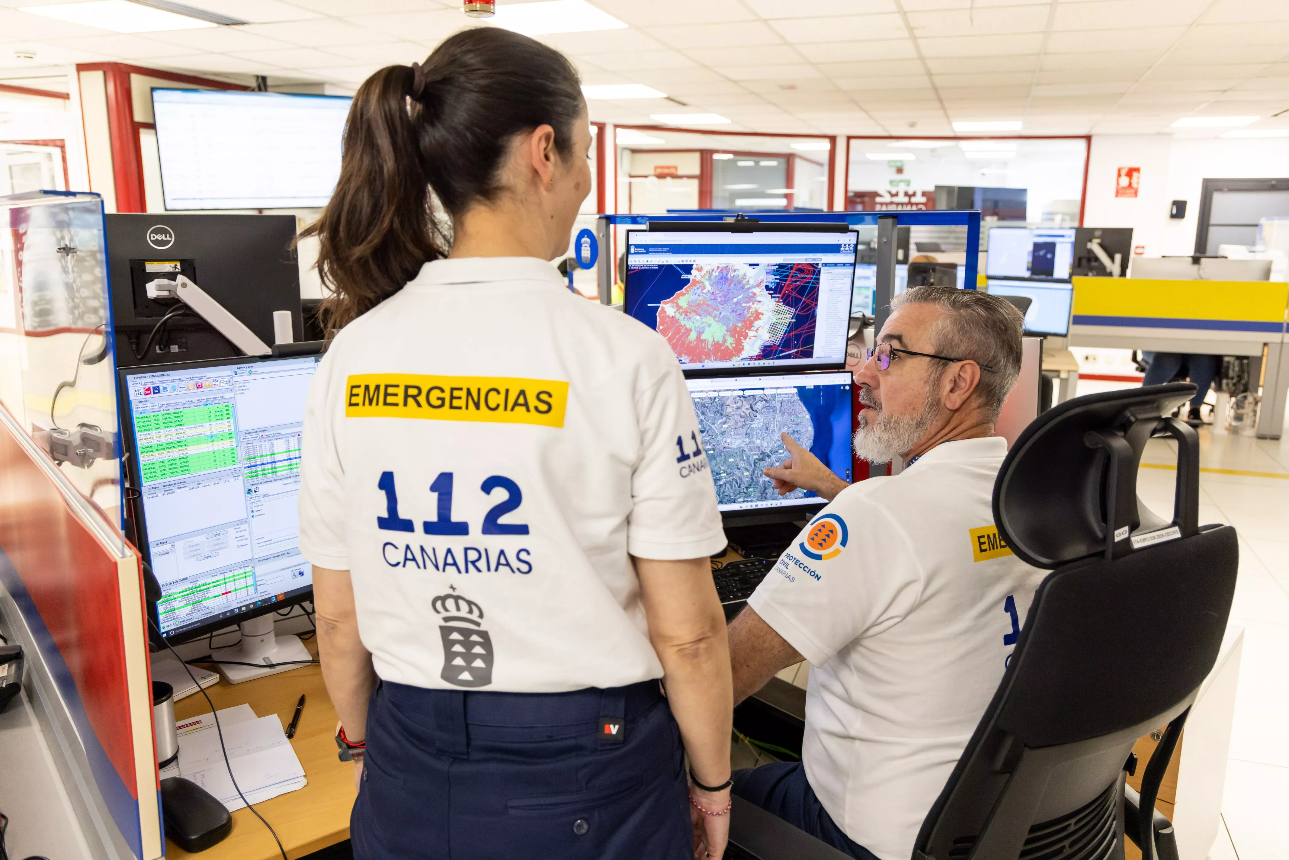Personal del 112. / 112