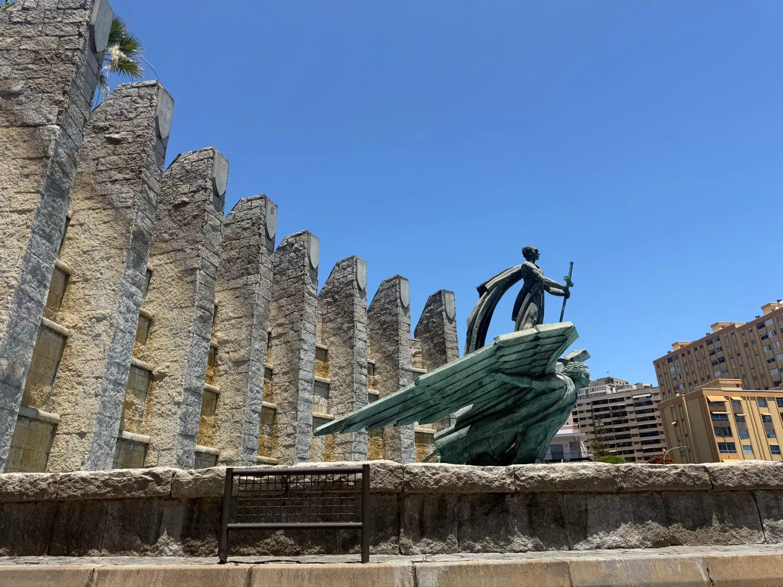 Imagen del llamado Monumento a Franco. / ATLÁNTICO HOY - ALBA MARICHAL 