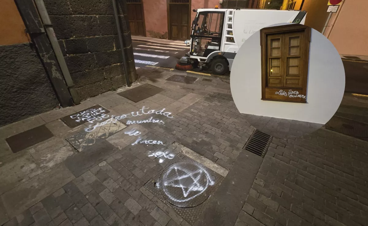 Actos vandálicos en La Laguna. / AYUNTAMIENTO DE LA LAGUNA