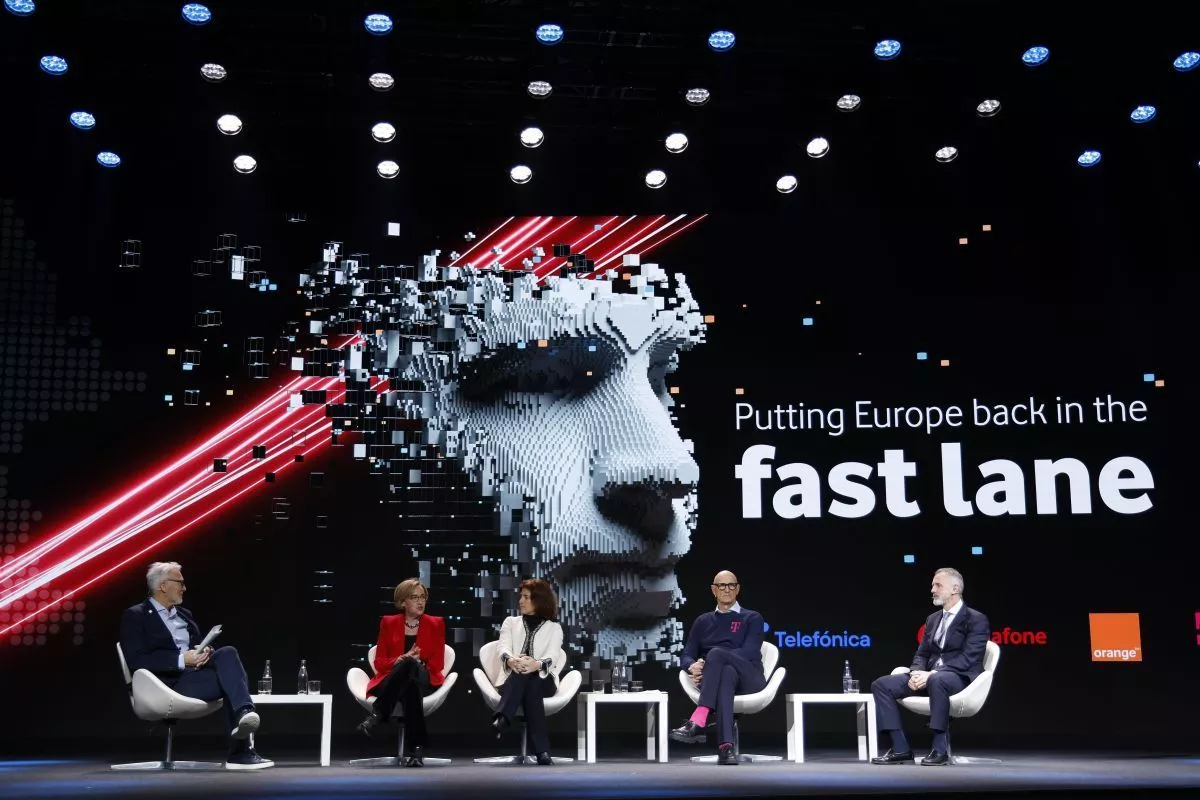 Directivos de telecos en el Mobile World Congress 2025 de Barcelona | Telefónica