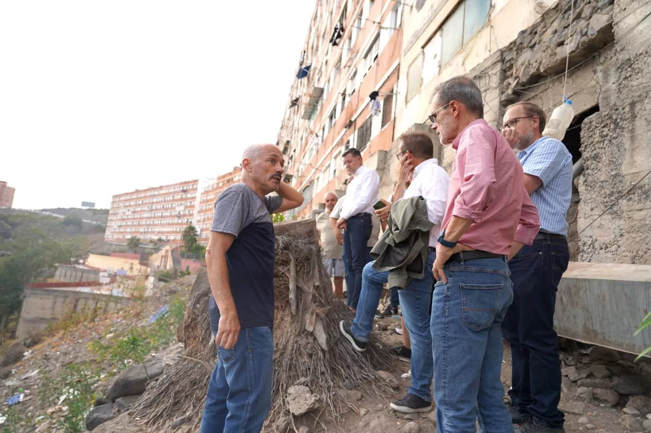 Primero Canarias exige un plan de rehabilitación para el barrio de San Francisco. AH