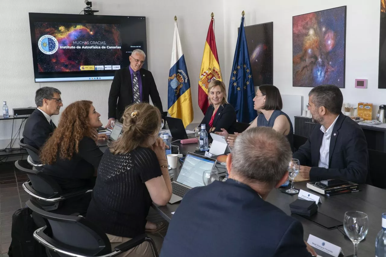 Reunión del Consejo Rector del IAC celebrada en la sede del centro en La Laguna. / IAC