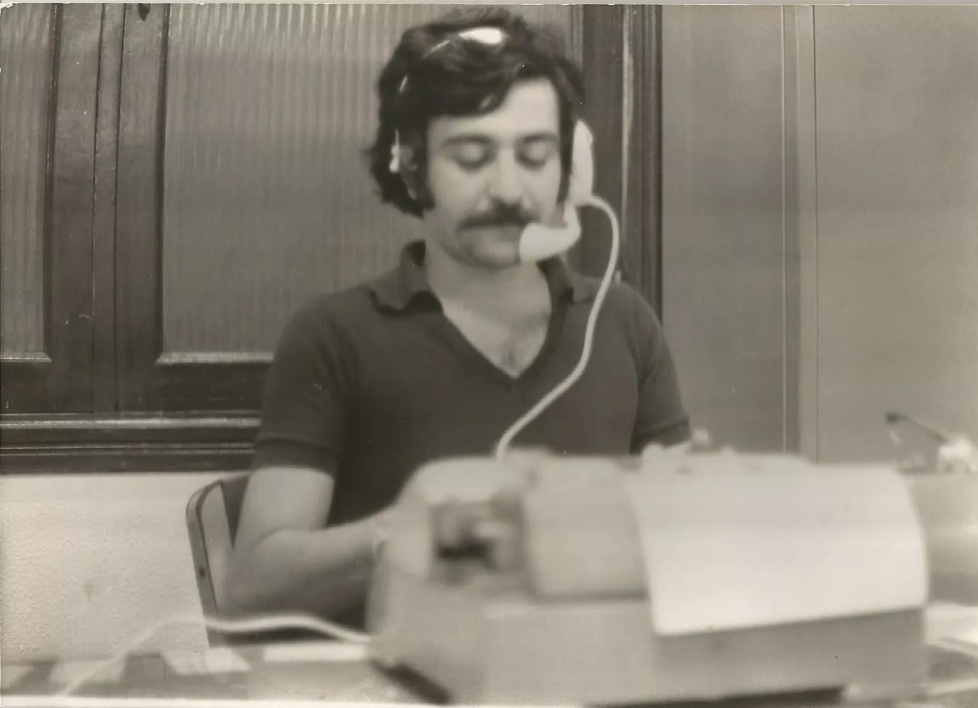 El periodista Adolfo Santana. ARCHIVO FAMILIAR