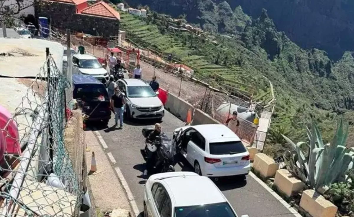Atasco de circulación en Masca |RTVC