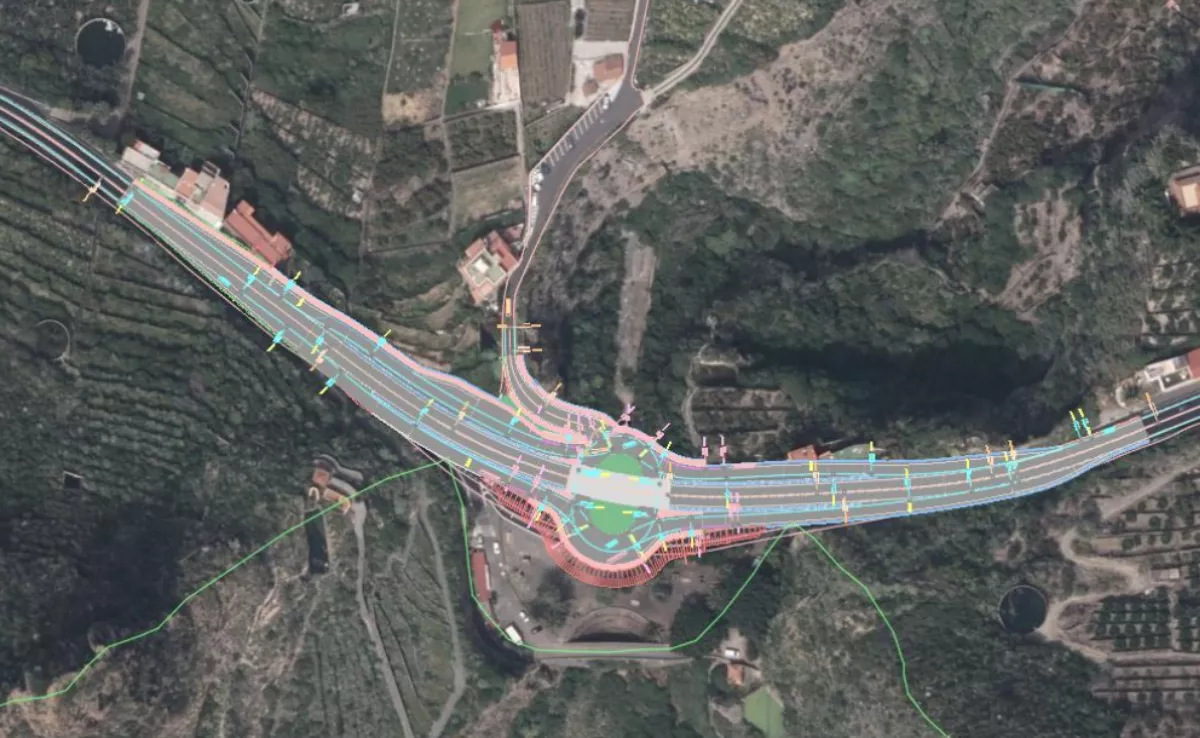 Proyección de la rotonda que daría acceso al barrio de La Rambla, en San Juan de La Rambla./ CEDIDA