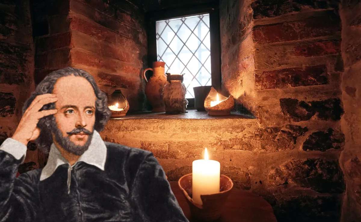 Imagen de una taberna y William Shakespeare / AH
