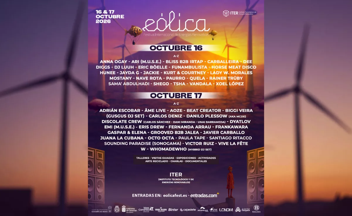 Cartel de EÓLICA. / AH