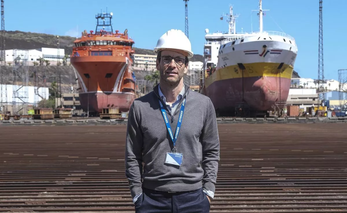 Germán Suárez, presidente de Astilleros de Canarias. / ASTICAN