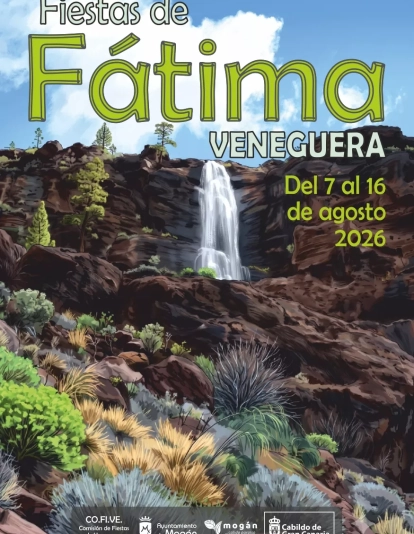 Programa de las fiestas de Fátima en Veneguera. / AYUNTAMIENTO DE MOGÁN Programa de las fiestas de Fátima en Veneguera. / AYUNTAMIENTO DE MOGÁN