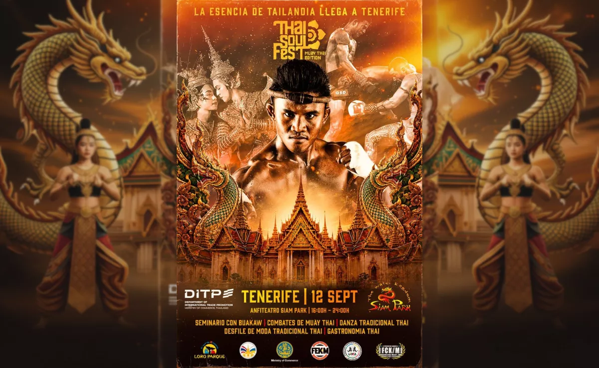 El legendario Buakaw Banchamek llevará la fuerza del Muay Thai a Siam Park en el Thai Soul Fest 2026. / AH