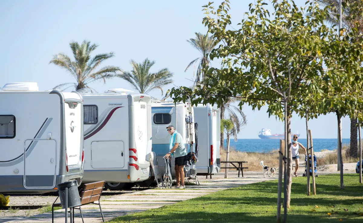 Imagen de unas caravanas aparcadas / EFE