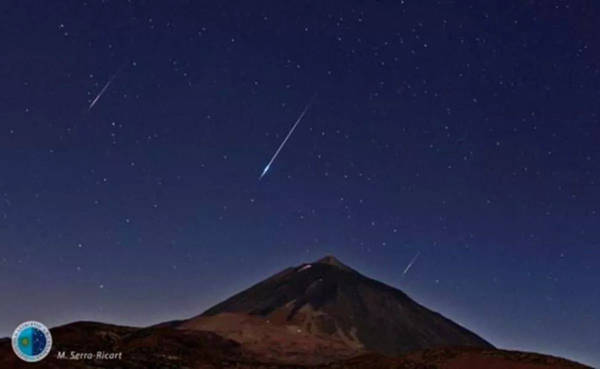 Noche de Perseidas en el Parque Nacional del Teide |CEDIDA