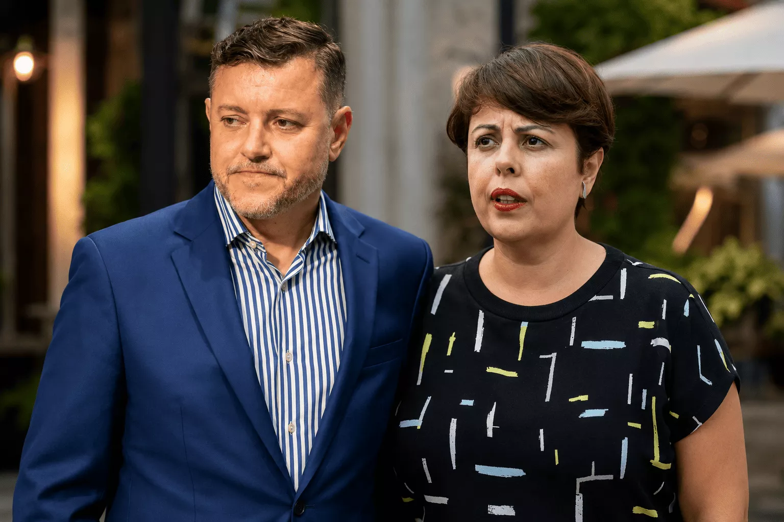 Teodoro Sosa y Minerva Alonso, consejeros del Cabildo de Gran Canaria. / AH