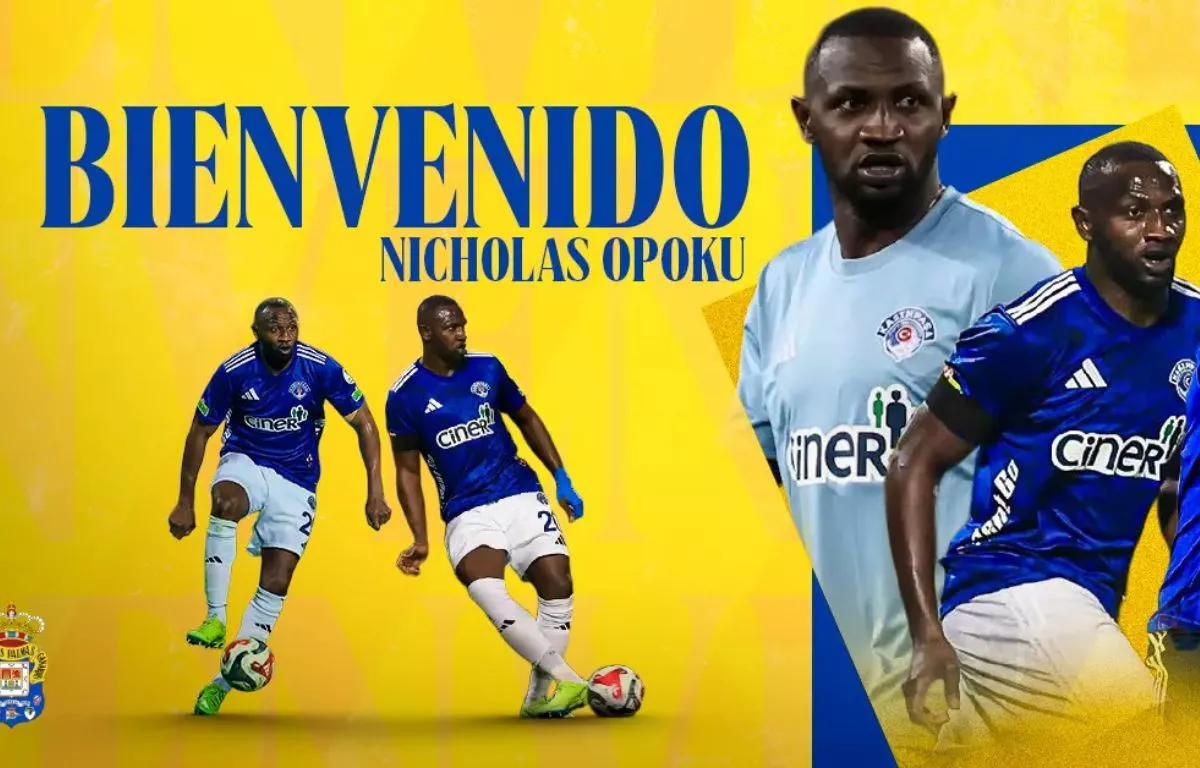 La UD Las Palmas ficha al central ghanés Nicholas Opoku hasta 2028. UDLP