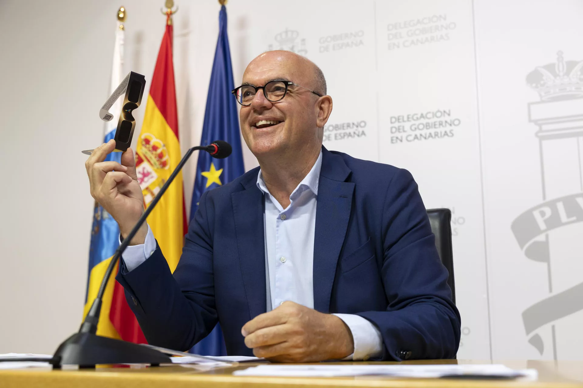 El delegado del Gobierno en Canarias, Anselmo Pestana. / EFE - QUIQUE CURBELO 