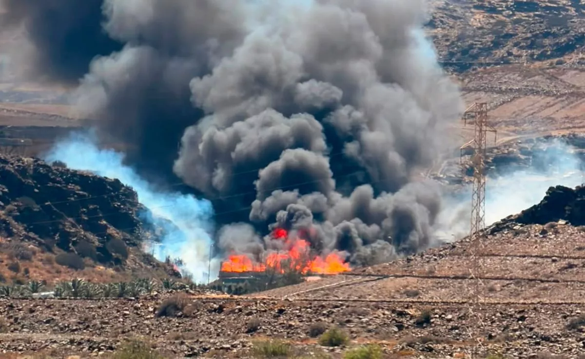 Incendio en Ecoparque Gran Canaria Sur|CEDIDA