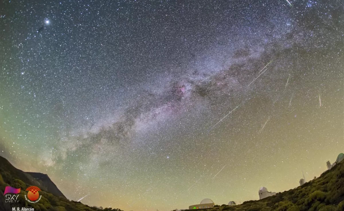 Las Perseidas desde el Teide / IAC